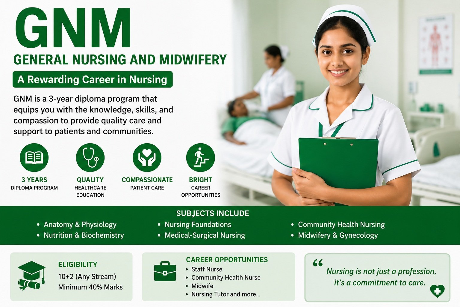 General Nursing and Midwifery (GNM)